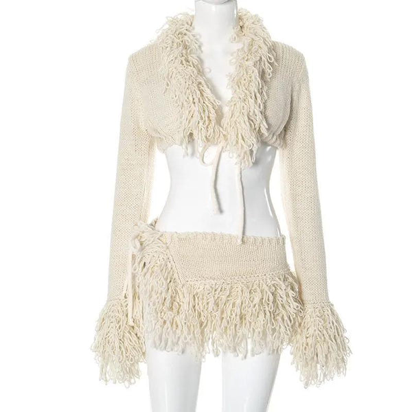 Ivory Allure Tassel Set (PRE ORDER)