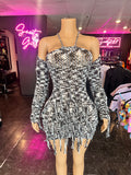 Knitted Oreo Dress