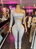 Cici Stripe Jumpsuit