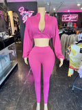 Fushia Jogging Set